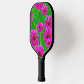 Raquette De Pickleball Motif vert et rose vif (Gauche)