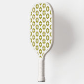 Raquette De Pickleball Motif Vert Olive (Gauche)