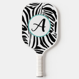Raquette De Pickleball Motif Zèbre