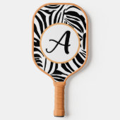 Raquette De Pickleball Motif Zèbre (Verso)