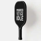 Raquette De Pickleball Motivation moderne en noir et blanc (Gauche)