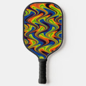 Raquette De Pickleball Multicolor Abstrait (Verso)