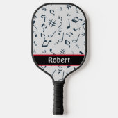 Raquette De Pickleball Musique personnalisée Thème (Verso)