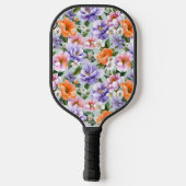 Raquette De Pickleball Muted Colorful Flowers Boho flower (Verso)