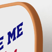 Raquette De Pickleball Ne me blâmez pas J'ai voté pour Trump (Détail gauche)