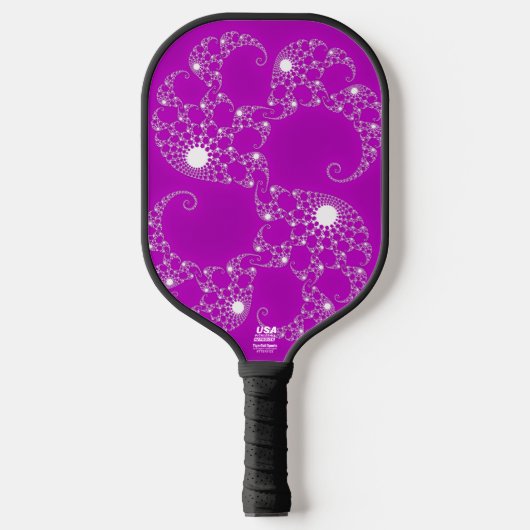 Raquette De Pickleball Nebula violette - USA Pickle Ball approuvé paddle (Recto)
