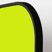 Raquette De Pickleball Neon Chartreuse couleur solide | Classique (Détail gauche)