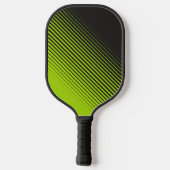 Raquette De Pickleball Neon Green Sports Noir moderne Fade dorée (Verso)