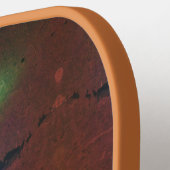 Raquette De Pickleball neon lights on cracked rock surface (Détail gauche)