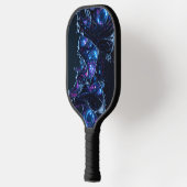 Raquette De Pickleball Neon Nexus : Structure Techno-Organique Intertissé (Gauche)