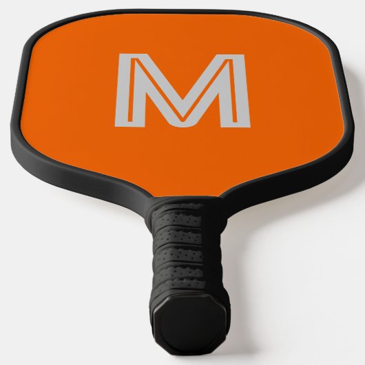 Raquette De Pickleball neon orange - add monogram   (Poser)