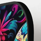 Raquette De Pickleball Neon Sugar Skull (Détail gauche)