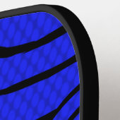 Raquette De Pickleball NeonLine 1 Blue Editable Nom & Initiales (Détail gauche)