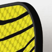 Raquette De Pickleball NeonLine 1 Jaune Nom et initiales modifiables (Détail gauche)