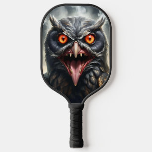 Raquette De Pickleball "Nightmare Wings : Le Hibou Vampire Fauve"