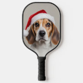 Raquette De Pickleball Noël beagle (Recto)