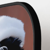 Raquette De Pickleball Noël Bernedoodle (Détail gauche)