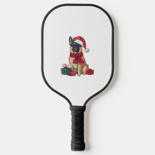 Raquette De Pickleball Noël Noël Noël Fête du Père Noël Malinois
