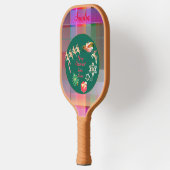 Raquette De Pickleball Noël Père Noël Reindeer Plaid Petit Noël (Gauche)