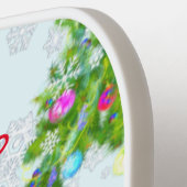 Raquette De Pickleball Noël Pickleball Paddle cadeau Snowmans fête (Détail gauche)