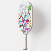 Raquette De Pickleball Noël Pickleball Paddle cadeau Snowmans fête (Gauche)