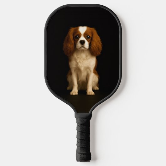 Raquette de Pickleball Noir 4 Luxe, Cavalier King (Recto)