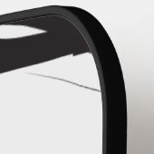 Raquette De Pickleball Noir & Blanc Moderne Ligne d'Art Abstrait Décorati (Détail gauche)