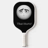 Raquette de Pickleball Noir et Blanc (Recto)
