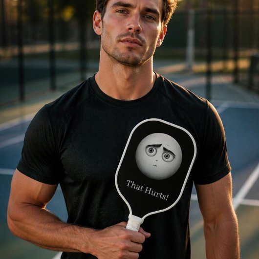 Raquette de Pickleball Noir et Blanc