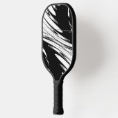 Raquette De Pickleball Noir et Blanc Moderne (Gauche)