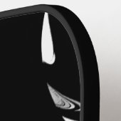 Raquette De Pickleball Noir et Blanc Moderne (Détail gauche)