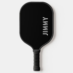 Raquette De Pickleball Noir et blanc Paquet Monogramme