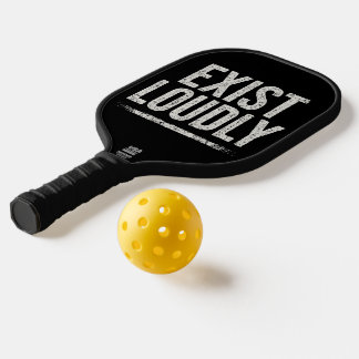 Raquette de Pickleball Noire Gras Exister Haut et