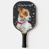 Raquette De Pickleball nom de chiot Jack Russell Terrier (Verso)