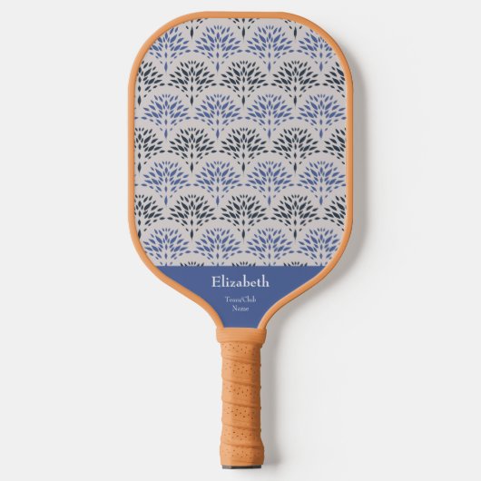 Raquette De Pickleball Nom de l'équipe/du club de monogramme mignon avec (Recto)