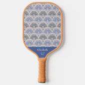 Raquette De Pickleball Nom de l'équipe/du club de monogramme mignon avec (Verso)