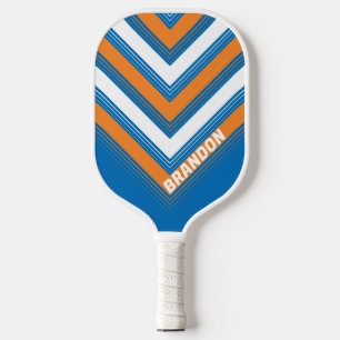 Raquette De Pickleball Nom de style Chevron Fade New Amsterdam Vintage