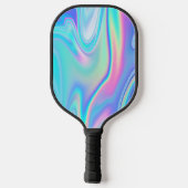 Raquette De Pickleball Nom du script de brosse en gras se termine avec I (Verso)