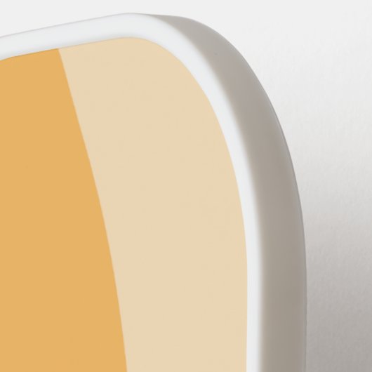 Raquette De Pickleball Nom du script de Motif Super rétro (Détail gauche)