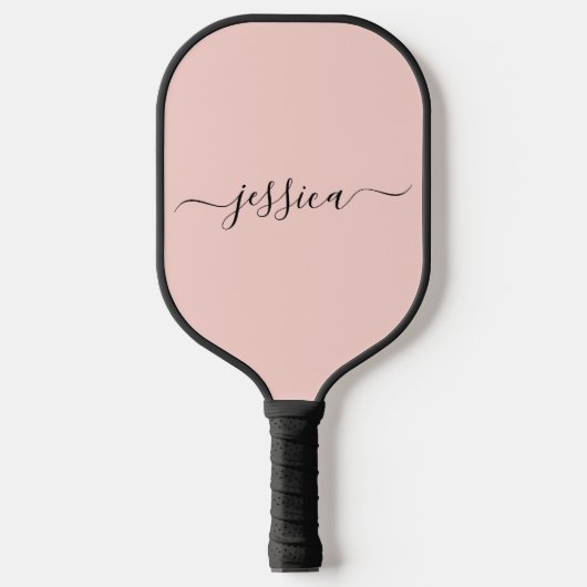 Raquette De Pickleball Nom du script rose vif pickleball paddle (Recto)