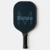 Raquette De Pickleball Nom éditable moderne (Recto)