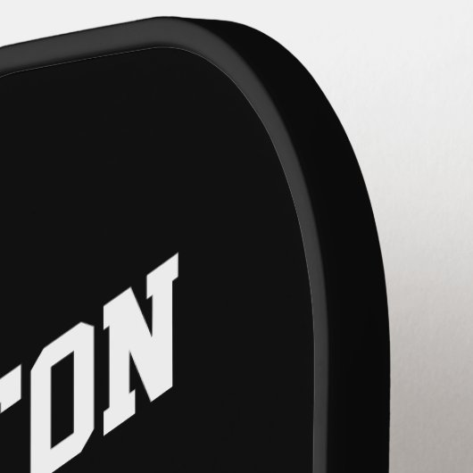 Raquette De Pickleball Nom et numéro du sport personnalisé (Détail gauche)