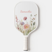Raquette De Pickleball Nom Floral Pretty Rose (Verso)