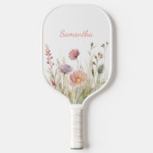 Raquette De Pickleball Nom Floral Pretty Rose (Recto)