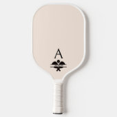Raquette De Pickleball Nom monographique unique Pinkblush (Verso)