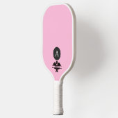 Raquette De Pickleball Nom monographique unique rose blanc (Gauche)