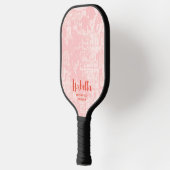 Raquette De Pickleball Nom personnalisé Abstrait moderne Pickleball Paddl (Gauche)
