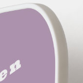 Raquette De Pickleball Nom personnalisé amusant (Détail gauche)