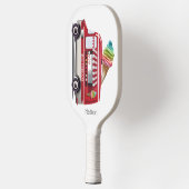 Raquette De Pickleball Nom personnalisé Camion de crème glacée (Gauche)