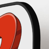 Raquette De Pickleball Nom personnalisé Chick Magnet (Détail gauche)